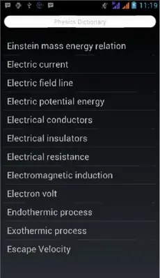 Physics Dictionary Ultimate android App screenshot 3